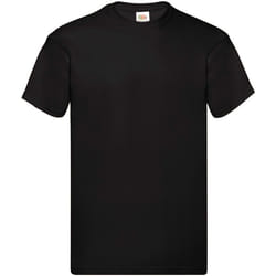 Fruit of the Loom - T-shirt ORIGINAL - Homme (Noir)