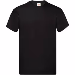 Fruit of the Loom - T-shirt ORIGINAL - Homme (Noir)