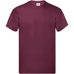 Fruit of the Loom - T-shirt ORIGINAL - Homme (Bordeaux)