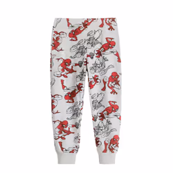 Spider-Man - Ensemble de pyjama long - Garçon (Gris / Rouge)