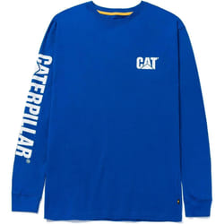 Caterpillar - T-shirt TRADEMARK BANNER - Homme (Bleu Memphis)