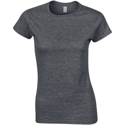 Gildan - T-shirt SOFTSTYLE - Femme (Gris foncé chiné)