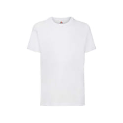 Fruit of the Loom - T-shirt VALUEWEIGHT - Enfant (Blanc)