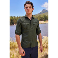 Mountain Warehouse - Chemise NAVIGATOR - Homme (Vert kaki)