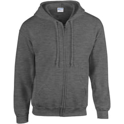 Gildan - Veste à capuche - Homme (Gris foncé chiné)