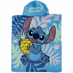 Lilo & Stitch - Poncho de bain PARADISE (Bleu / Jaune / Vert)