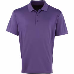 Premier - Polo COOLCHECKER - Homme (Violet)
