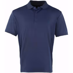 Premier - Polo COOLCHECKER - Homme (Bleu marine)
