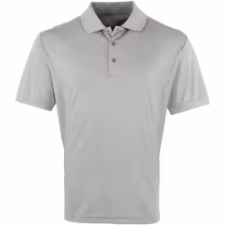 Premier - Polo COOLCHECKER - Homme (Argenté)