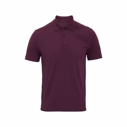 Premier - Polo COOLCHECKER - Homme (Aubergine)