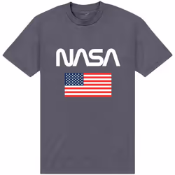 NASA - T-shirt - Adulte (Charbon)