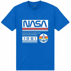NASA - T-shirt - Adulte (Bleu roi)
