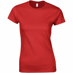 Gildan - T-shirt SOFTSTYLE - Femme (Rouge)