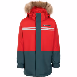 Trespass - Imperméable LAYTONE - Enfant (Rouge)