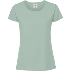 Fruit Of The Loom -T-Shirt - Femmes (Vert de gris)