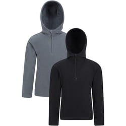Mountain Warehouse - Sweats à capuche CAMBER - Enfant (Noir)
