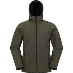 Mountain Warehouse - Veste softshell EXODUS - Homme (Kaki foncé)