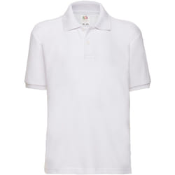 Fruit of the Loom - Polo 65/35 - Enfant (Blanc)