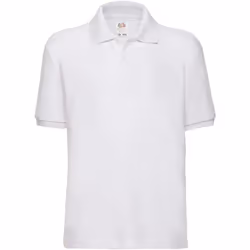 Fruit of the Loom - Polo 65/35 - Enfant (Blanc)