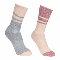 Trespass Hadley - Chaussettes de marche (2 paires) - Femme (Vert sombre / Blanc cassé)