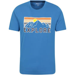 Mountain Warehouse - T-shirt EXPLORE - Homme (Bleu)
