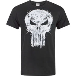 Marvel - T-shirt à logo The Punisher - Homme (Noir)