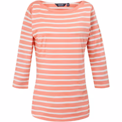Regatta - Haut BAYLETTA - Femme (Rose coquillage / Blanc)