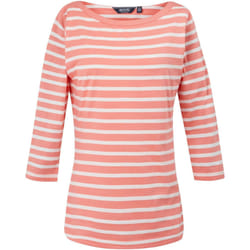 Regatta - Haut BAYLETTA - Femme (Rose coquillage / Blanc)