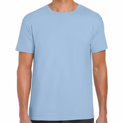 Gildan - T-shirt manches courtes - Homme (Bleu clair)