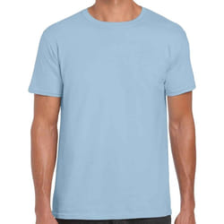 Gildan - T-shirt manches courtes - Homme (Bleu clair)