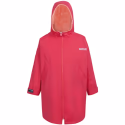 Regatta - Peignoir à langer imperméable - Enfant (Rose fluo / Rose coquillage)