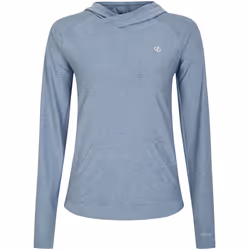 Dare 2B - Sweat à capuche SPRINT CITY - Femme (Bleu délavé Chiné)