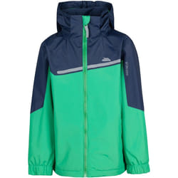 Trespass - Veste imperméable SUBMERGED - Garçon (Vert / Bleu marine)