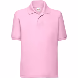 Fruit of the Loom - Polo 65/35 - Enfant (Rose clair)