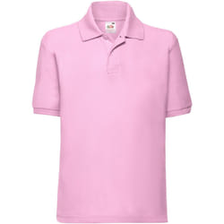 Fruit of the Loom - Polo 65/35 - Enfant (Rose clair)
