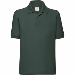 Fruit of the Loom - Polo 65/35 - Enfant (Vert bouteille)