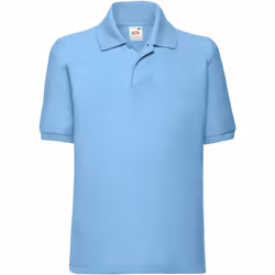Fruit of the Loom - Polo 65/35 - Enfant (Bleu ciel)