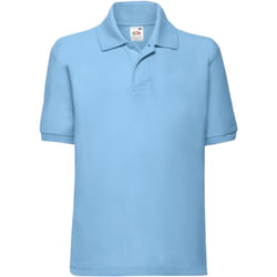 Fruit of the Loom - Polo 65/35 - Enfant (Bleu ciel)