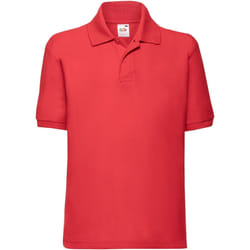 Fruit of the Loom - Polo 65/35 - Enfant (Rouge)