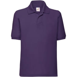 Fruit of the Loom - Polo 65/35 - Enfant (Violet)