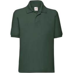 Fruit of the Loom - Polo 65/35 - Enfant (Vert bouteille)