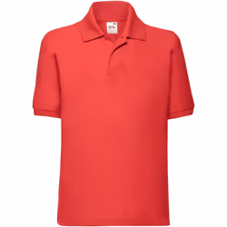 Fruit of the Loom - Polo 65/35 - Enfant (Rouge)