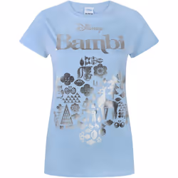 Disney - T-shirt - Femme (Bleu)
