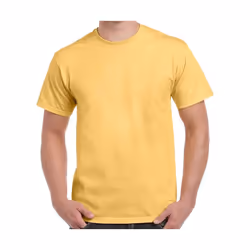 Gildan - T-Shirt manches courtes - Homme (Jaune pâle)