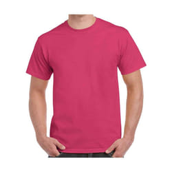 Gildan - T-Shirt manches courtes - Homme (Rose)