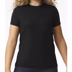 Gildan - T-shirt - Femme (Noir)