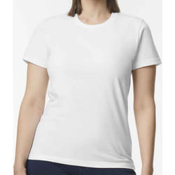 Gildan - T-shirt - Femme (Blanc)