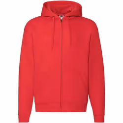Fruit of the Loom - Veste à capuche PREMIUM - Adulte (Rouge)