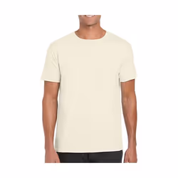 Gildan - T-shirt manches courtes SOFTSTYLE - Homme (Beige pâle)