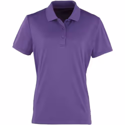 Premier - Polo COOLCHECKER - Femme (Violet)